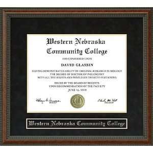  Western Nebraska Community College (WNCC) Diploma Frame 