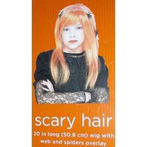  Scary Hair Wig 20 Long (Orange) 