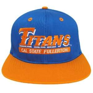  Cal State Fullerton Titans Script Retro Snapback Cap Hat 