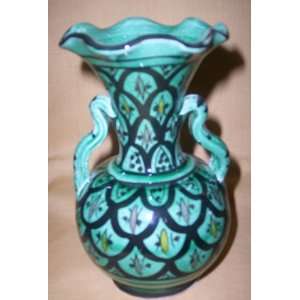 Moroccan Handmade Bahria Small Vase,by Treasures of Morocco,Free 
