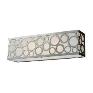  Retrovia 2 Light Vanity in Polished Nickel W17 H 5 E 