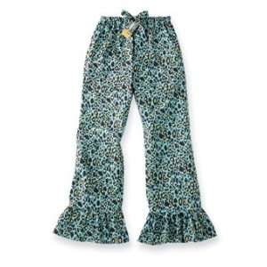  Leopard Lagoon Pajama Pants Size Medium fits dress size 8 