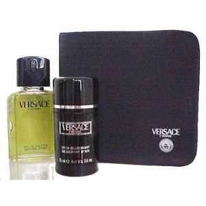  Versace LHomme 3.3 oz / 100 ml edt And 2.5 oz Deodorant 