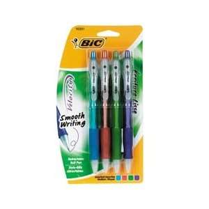 Velocity Retractable Ballpoint Pen, Four Pack Ink 