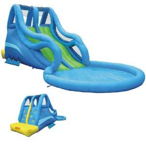 Big Surf Double Water Slide   Backyard Water Park Toys 