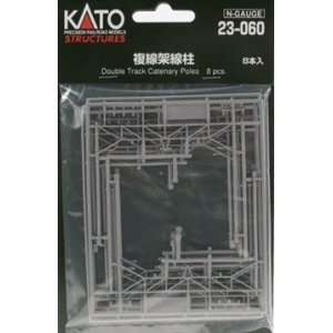  Kato N Scale Double Track Catenary Poles (8 Pieces): Toys 