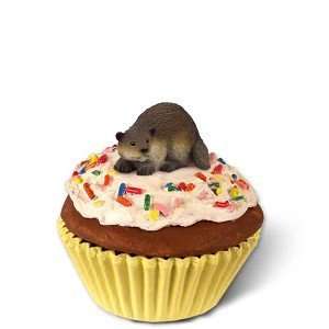  Beaver Cupcake Trinket Box