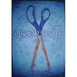 Scissor Sisters Original Fillmore Concert Poster F631  