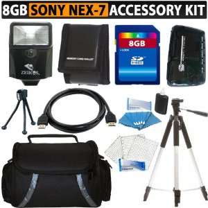  8GB Deluxe Accessory Kit For Sony NEX 7 NEX7 Digital Camera 