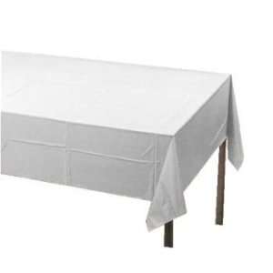  Banquet Table Cover 2/Ply Poly Tissue, White