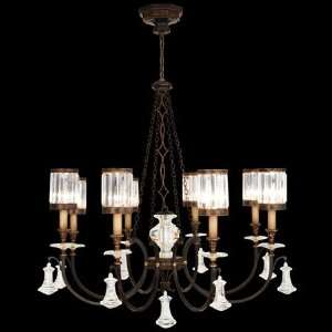   585240ST Eaton Place 8 Light Pendant in Rustic Iron