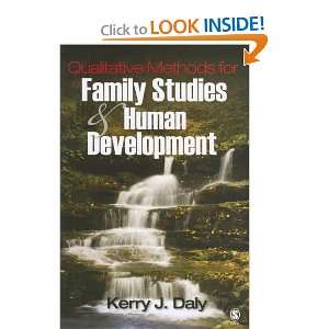   Family Studies and Human Development [Paperback]: Kerry J. Daly: Books