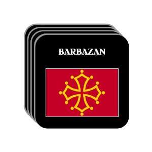  Midi Pyrenees   BARBAZAN Set of 4 Mini Mousepad Coasters 