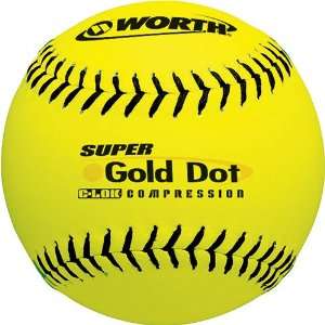   Gold Dot NSA 12 Inch Synthetic Slow Pitch Softball