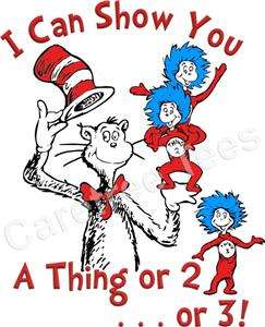 Dr. Seuss Cat in the Hat   Thing 1, 2 and 3 Triplets!!  