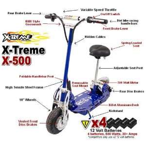  X Treme X500 Electric Scooter: Sports & Outdoors
