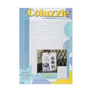 Coluzzle Shape Template Packaged Stampendous Pull Card  