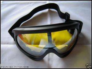 NEW Motorcycle ATV Off road Racing Goggles Lens Yellow  
