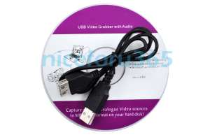 New USB 2.0 DC60 Video With Audio CCTV DVD VHS Capture Adapter  