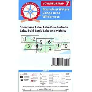  Voyageur Map Number Seven For the BWCA