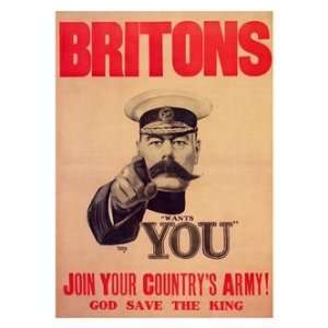  Propaganda Prints Lord Kitchener Wants You 1914   Artist 