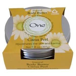  One Body Butter Citrus Peel 7 oz. (3 Pack) Beauty