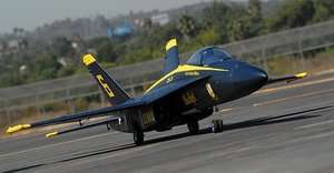 F18 HORNET BLUE ANGEL RC JET 70mm FAN PLUG n PLAY   F35 F16 F14 F18 
