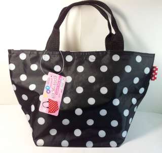 Large Polka Dot Tote Bag lunch bag for lunch box 1pc (your choice 