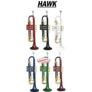  HAWK COLOR TRUMPET BLACK Musical Instruments
