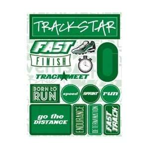   Dimensional Stickers 4.5X6 Sheet Track (3 Pack): Everything Else