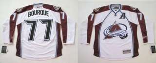 NEW RBK COLORADO AVALANCHE RAY BOURQUE WHITE JERSEY M  