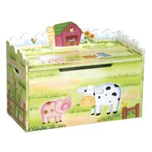  GuideCraft Farmhouse Collection Toy Box: Toys & Games