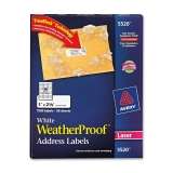 Avery Weather Proof Mailing Label   1 Width x 2.62 Length   30/Sheet 