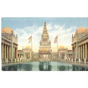 1915 Vintage Postcard Tower of Jewels and Court of the Universe at the 