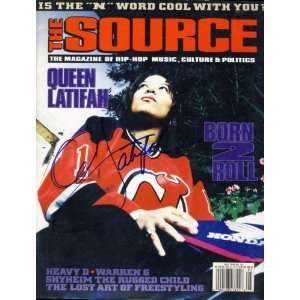 Queen Latifah   Signed Autographed The Source Magazine 