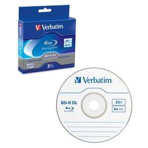  NEW BD R DL 50GB 6x branded 3 pk (Blank Media) Office 