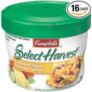 Campbells Select Mexican Style Chicken Tortilla and Vegetable Soup 