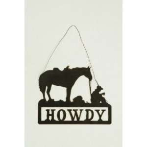    HORSE western Howdy WELCOME SIGN home decor