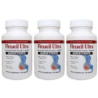 Flexacil Ultra   (3 bottles, 60 caps each) The Revolutionary Joint 