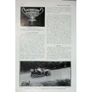  1907 Argyll Cup Dorothy Levitt Minerva Car Pekin Paris 