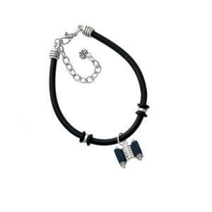  Blue Torah Scroll Black Charm Bracelet [Jewelry]: Jewelry