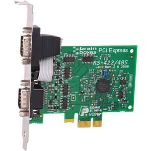 Brainboxes PX 313 2 port Serial Adapter. PCIE 2PORT DB9 SER RS422/485 