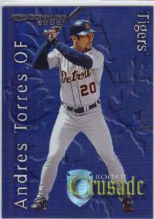 ANDRES TORRES 2002 DONRUSS ROOKIE CRUSADE #4 TIGERS  