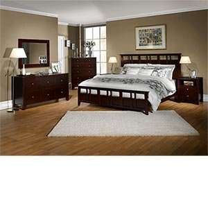   pc King Bedroom Set Bed, 2 Nightstands, Dresser, Mirror and Chest