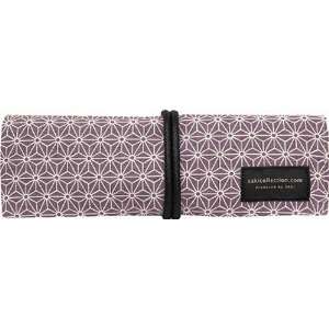   Pen Case with Traditional Japanese Fabric   Purple