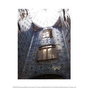   Barcelona Batllo House Interior  8 x 10  Poster Print