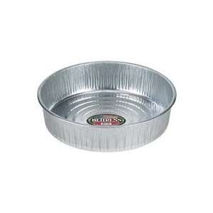  3 PACK GALVANIZED STEEL UTILITY PAN, Color: STEEL; Size: 3 