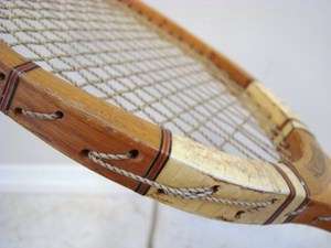 MACYS Wood Tennis Racquet SLAZENGER Racket Vintage  