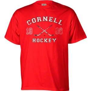  Cornell Big Red Legacy Hockey T Shirt: Sports & Outdoors