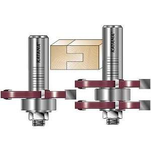 MLCS 17840 Katana Tongue and Groove Router Bit Set, 1/2 Inch Shank, 2 